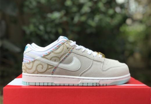 Nike Dunk Low Retro SE Barber Shop DH7614-500  36-47.5